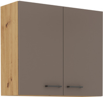 Szafka kuchenna górna, wisząca 80 G-72 2F TRUFFLE GREY, DĄB ARTISAN, Meble Kuchenne BOLONIA