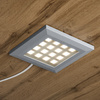 Oświetlenie LED SQUARE 3 klipsy / barwa biały zimny