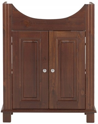Szafka pod umywalkę 65cm, drzwi, Meble łazienkowe RETRO Brąz