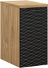 Zestaw meblowy 30cm z blatem, Meble łazienkowe OCEAN Czarny / Dąb Olejowany