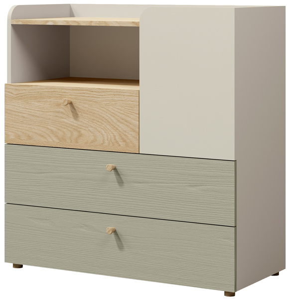 Komoda YUKI 10 90cm z szufladami, Meble Młodzieżowe EUKALIPTUS