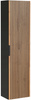 Słupek, szafka wysoka 1 drzwi, Meble łazienkowe XILO Dąb Wotan/Szary Skalny
