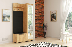 Garderoba LIVIA panele 100cm lustro PRAWA