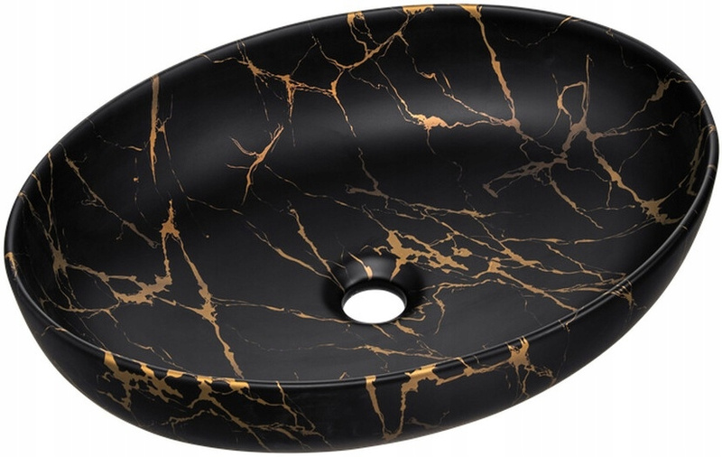 Zestaw mebli 120cm, blat umywalki Meble łazienkowe TALIA Dąb Casella/Czarny