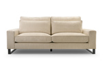 Zestaw wypoczynkowy CARA(CORBLACK) 221 cm + FOTEL, Sofa do salonu