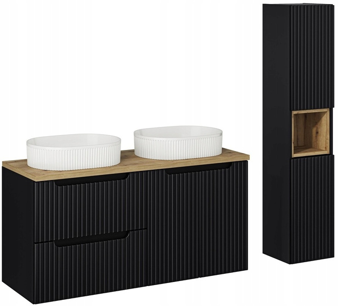 Blat łazienkowy 120cm, Meble łazienkowe DĄB COAST EVOKE