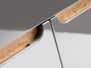 Szafka pod umywalkę 821 80cm, Meble łazienkowe BALI Dąb Craft/Szary Połysk