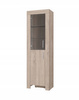 Witryna CEZAR 5L, Witryna 60cm, Meble do Salonu CEZAR, LED, BIAŁY