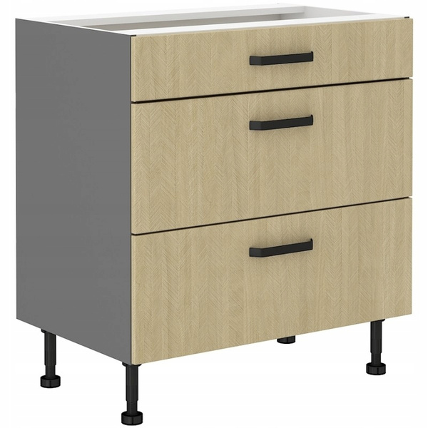 Szafka kuchenna dolna SCANDI 80 D 3S BB JODEŁKA SCANDI/ANTRACYT