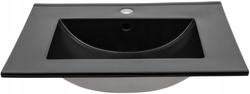 Umywalka meblowa jednokomorowa LAVA 60cm Czarny Mat