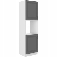 Szafka kuchenna STILO 60 DP-210 2F DUSTGREY/BIAŁY MAT