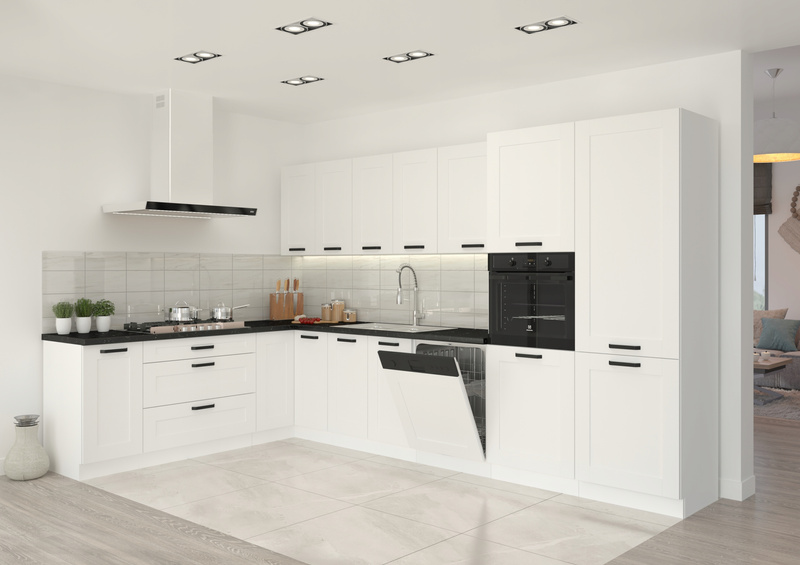 Szafka kuchenna słupek LUNA 60 DK-210 2F BIAŁA
