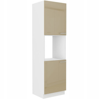 Szafka kuchenna LARA 60 DP-210 2F BIAŁY/CAPPUCCINO POŁYSK