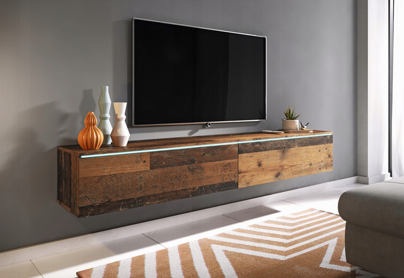 Szafka RTV Lowboard D 180cm DĄB ARTISAN