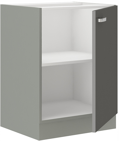 Meble kuchenne GREY SZARY POŁYSK / SZARY PLATYNOWY zestaw kuchnia 240cm