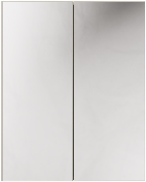 Szafka łazienkowa z lustrem 60cm, 2 drzwi, Meble łazienkowe BELLA Kaszmir