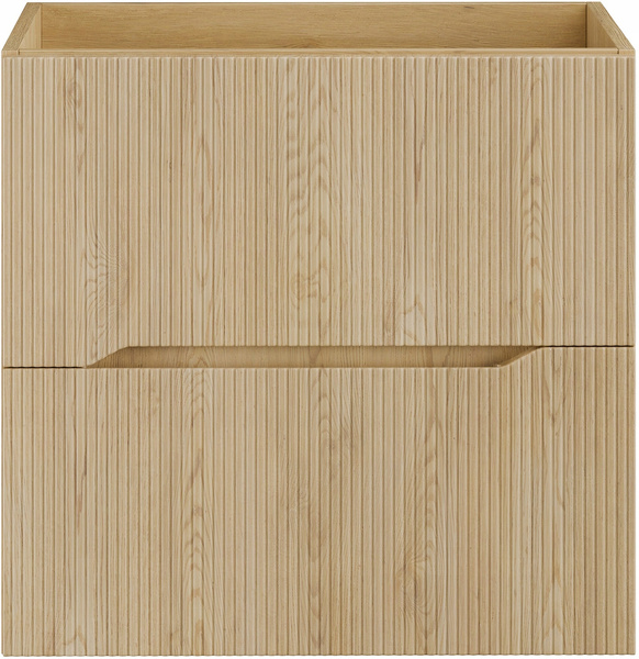 Szafka pod umywalkę 60cm, 2 szuflady, Meble łazienkowe NORDIC Dąb Cremona