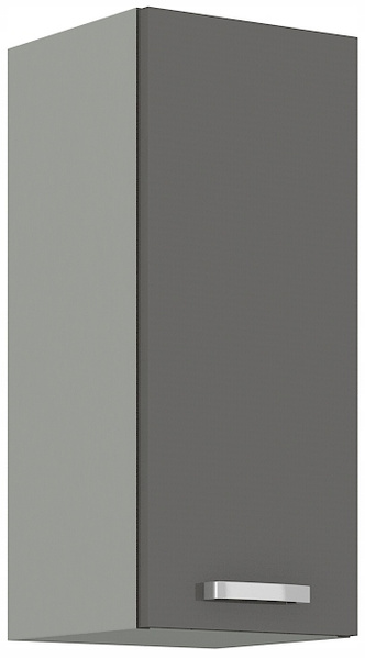 Szafka kuchenna górna GREY 30 G-72 1F SZARY POŁYSK / SZARY PLATYNOWY