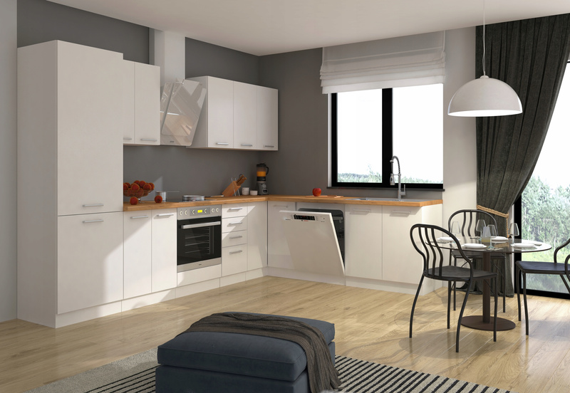 Szafka kuchenna dolna EKO WHITE 80 ZL 2F BB BIAŁA