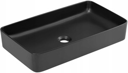 Umywalka nablatowa SLIM 60 Czarny Mat
