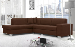 Narożnik z funkcją spania DIEGO 285 cm, Rozkładany, Pojemnik, Rogówka