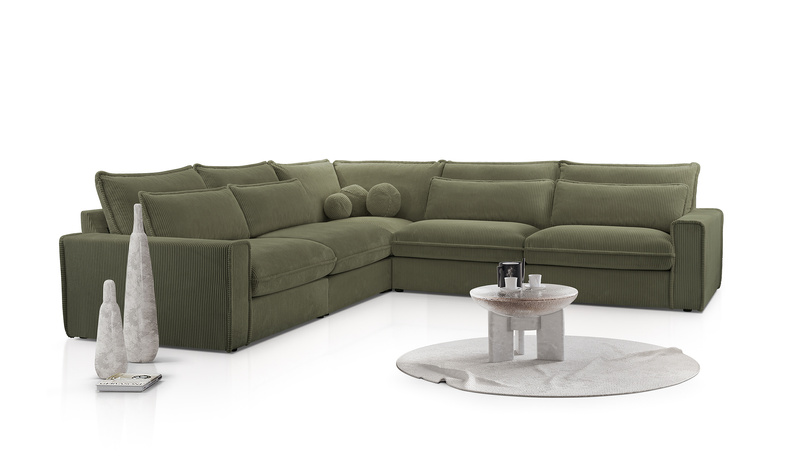 Narożnik CECYLIA 309 cm, Narożnik Modułowy, Wygodny, Do Salonu