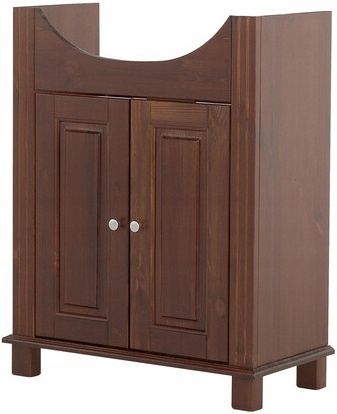 Szafka pod umywalkę 65cm, drzwi, Meble łazienkowe RETRO Brąz