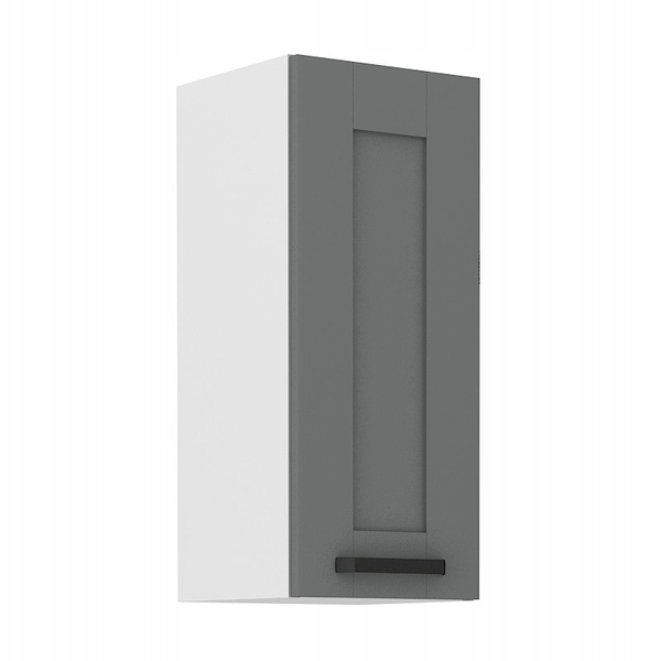 Szafka kuchenna górna LUNA 30 G-72 1F DUST GREY / BIAŁY MAT