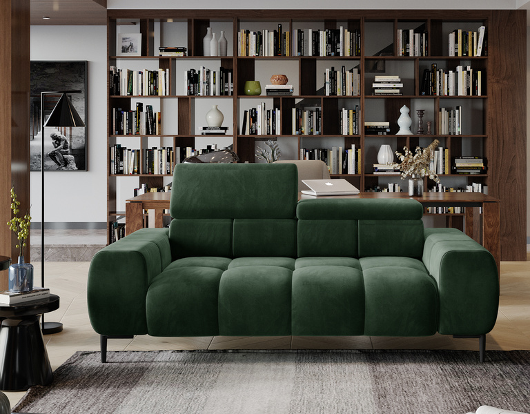 Sofa PLAZA S 3 212 cm, Elektryczna regulacja siedziska, Zagłówki