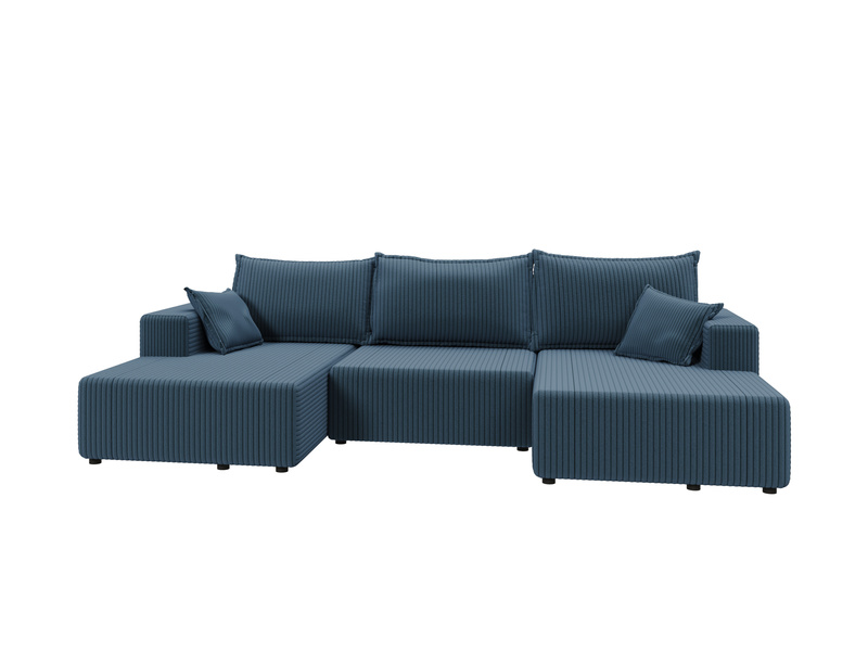 Narożnik z Funkcją Spania SOFT U 333 cm, Rozkładany, Pojemnik, Rogówka