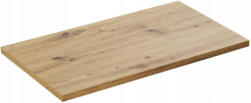 Meble łazienkowe ADEL, Zestaw meblowy szafka, słupek BIAŁY / DĄB ARTISAN