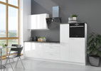 Front do zmywarki LARA ZM 570x596 BIAŁY/CAPPUCCINO POŁYSK