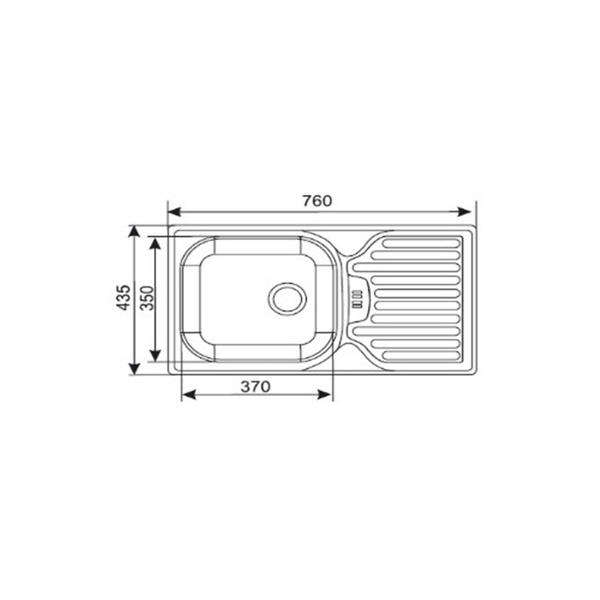 Zlewozmywak wpuszczany ES 760
