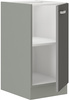 Szafka kuchenna dolna GREY 40 D 1F BB SZARY POŁYSK / SZARY PLATYNOWY