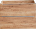 Szafka łazienkowa pod umywalkę 80cm, Meble łazienkowe CAPRI Dąb Craft Złoty