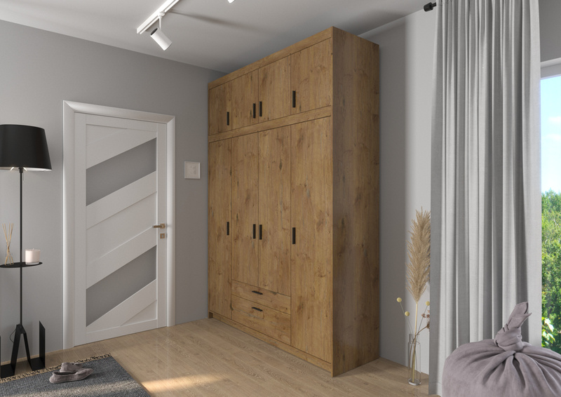 Nadstawka do szafy Elena 4D Dąb lefkas