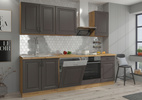 Szafka kuchenna STILO 60 DK-210 2F DUSTGREY/DĄB ARTISAN