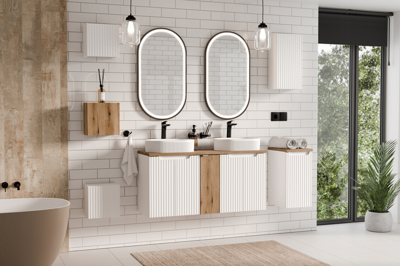 Szafka łazienkowa pod blat 30cm NOVA, 1 drzwi, Meble łazienkowe Kaszmir