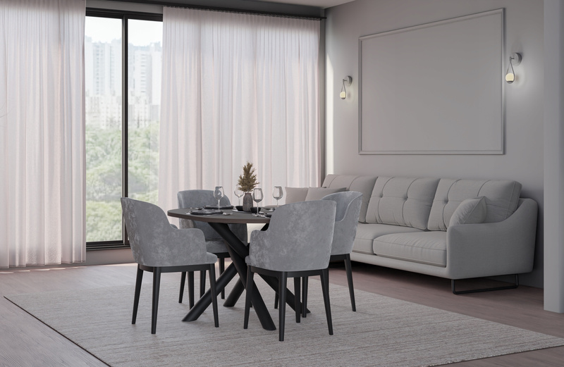 Stół OSLO 138x100cm Orzech Wisconsin