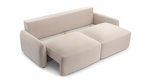 Kanapa Rozkładana, Sofa z funkcją spania SEVILLA 232 cm, Pokrowiec