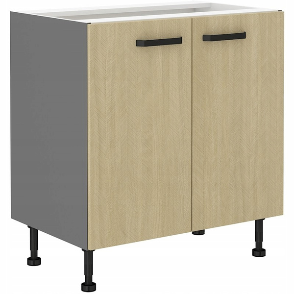 Meble kuchenne SCANDI JODEŁKA SCANDI/ANTRACYT zestaw kuchnia szafki 260cm