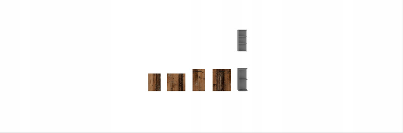 Front do zmywarki OLD STYLE ZM 713 x 596 OLD STYLE WOOD