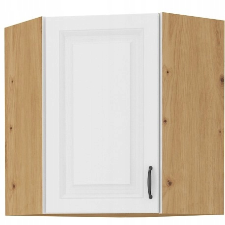 Szafka kuchenna górna STILO 60x60 GN-72 (45°) 1F BIAŁY MAT/DĄB ARTISAN