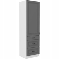Szafka kuchenna STILO 60 DKS-210 3S 1F DUSTGREY/BIAŁY MAT
