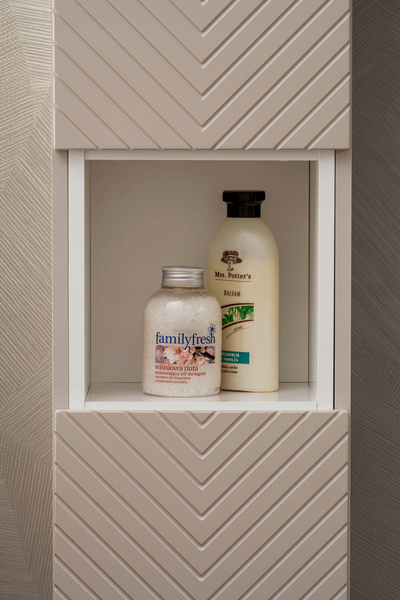 Szafka wysoka, Słupek 30cm, 2 drzwi, Meble łazienkowe VIVA Kaszmir