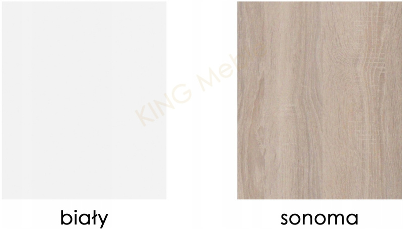 Witryna CEZAR 3, Witryna 100cm, LED, Dąb Sonoma