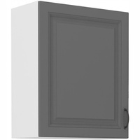 Szafka kuchenna górna STILO 60 G-72 1F DUSTGREY/BIAŁY MAT