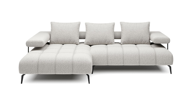 Narożnik MAGNETIC S 266 cm, Elektryczny wysuw siedziska