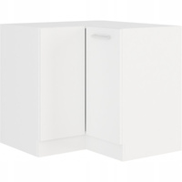 Szafka kuchenna dolna narożna EKO WHITE 89x89 DN 1F BB BIAŁA