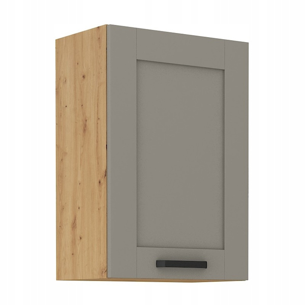 Szafka kuchenna górna LUNA 50 G-72 1F CLAY GREY / DĄB ARTISAN